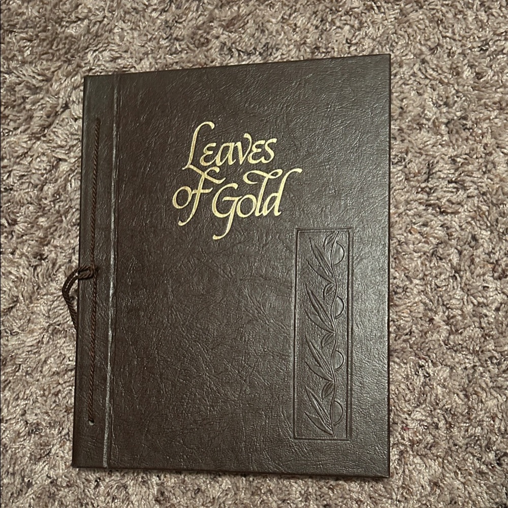 Leaves of Gold Brown Journal